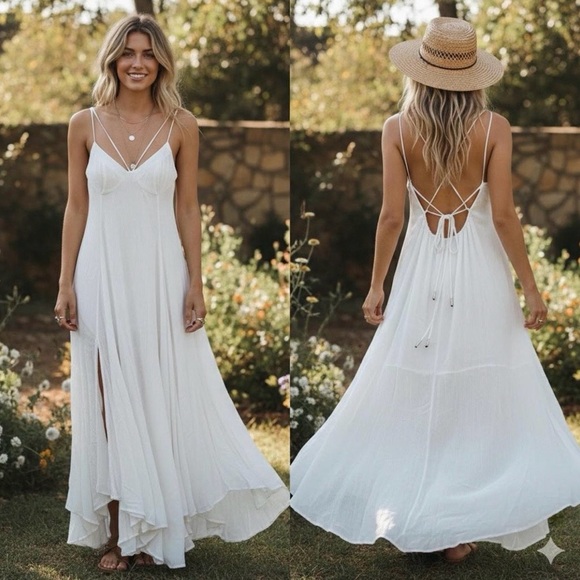 Free People Dresses & Skirts - Free People Boho Maxi Dress 🤍
